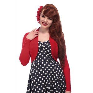 Collectif Mainline Jean Bolero Red